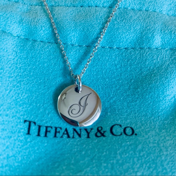 Silver J Necklace Tiffany Shop, 56% OFF 